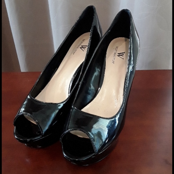 Patent leather peep toe heel - Picture 2 of 5